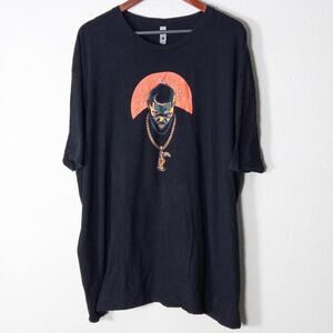 Next Level Killer Mike Graphic Tee Black Orange Size 3XL Streetstyle Hip Hop